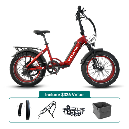 VTUVIA SX20 | 750W 48V | Folding Electric Bike | Step-Through Frame