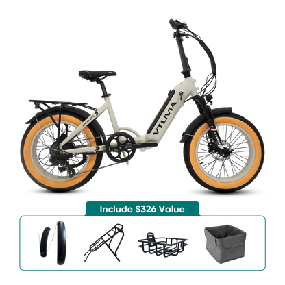 VTUVIA SX20 | 750W 48V | Folding Electric Bike | Step-Through Frame