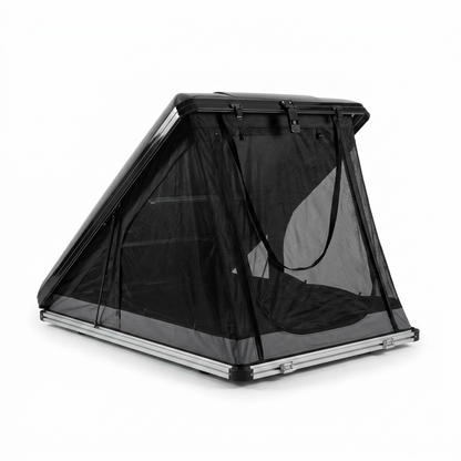 Roof Top Tent Hardshell Rooftop Tent for Van SUV Truck Car Overland Tent Camping for 2-3 Person with Ladder — Studio Shot