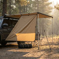 4.6 Ft. X 6.6 Ft. Car Side Awning, Retractable Vehicle Shade with UV50+ Waterproof Storage Bag, Suitable for Truck, SUV