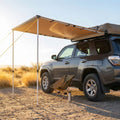 Car Side Awning, Large 4.6 Ft. X 6.6 Ft. Shade Coverage Vehicle Awning, Pu3000Mm UV 50+ Retractable Car Awning
