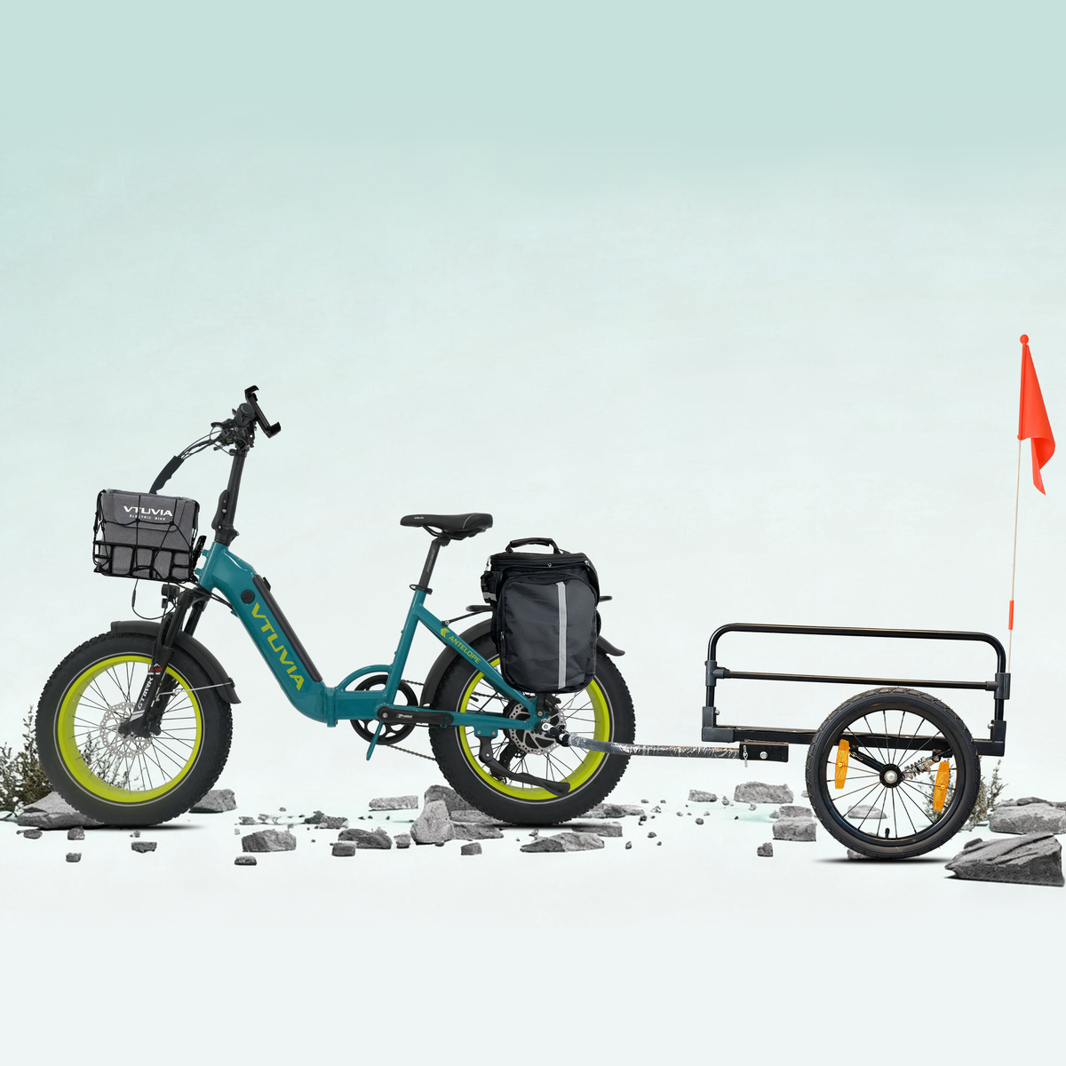 VTUVIA SX20 | 750W 48V | Folding Electric Bike | Step-Through Frame