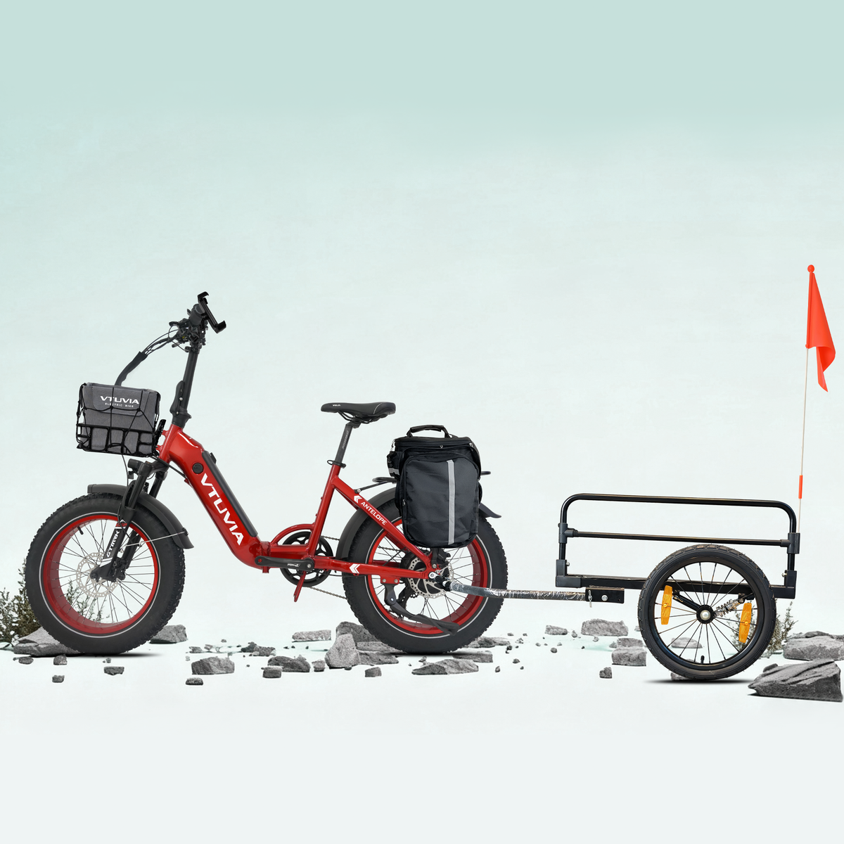 VTUVIA SX20 | 750W 48V | Folding Electric Bike | Step-Through Frame